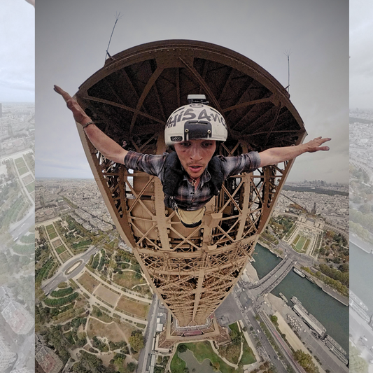 Eiffel Tower BASE jump