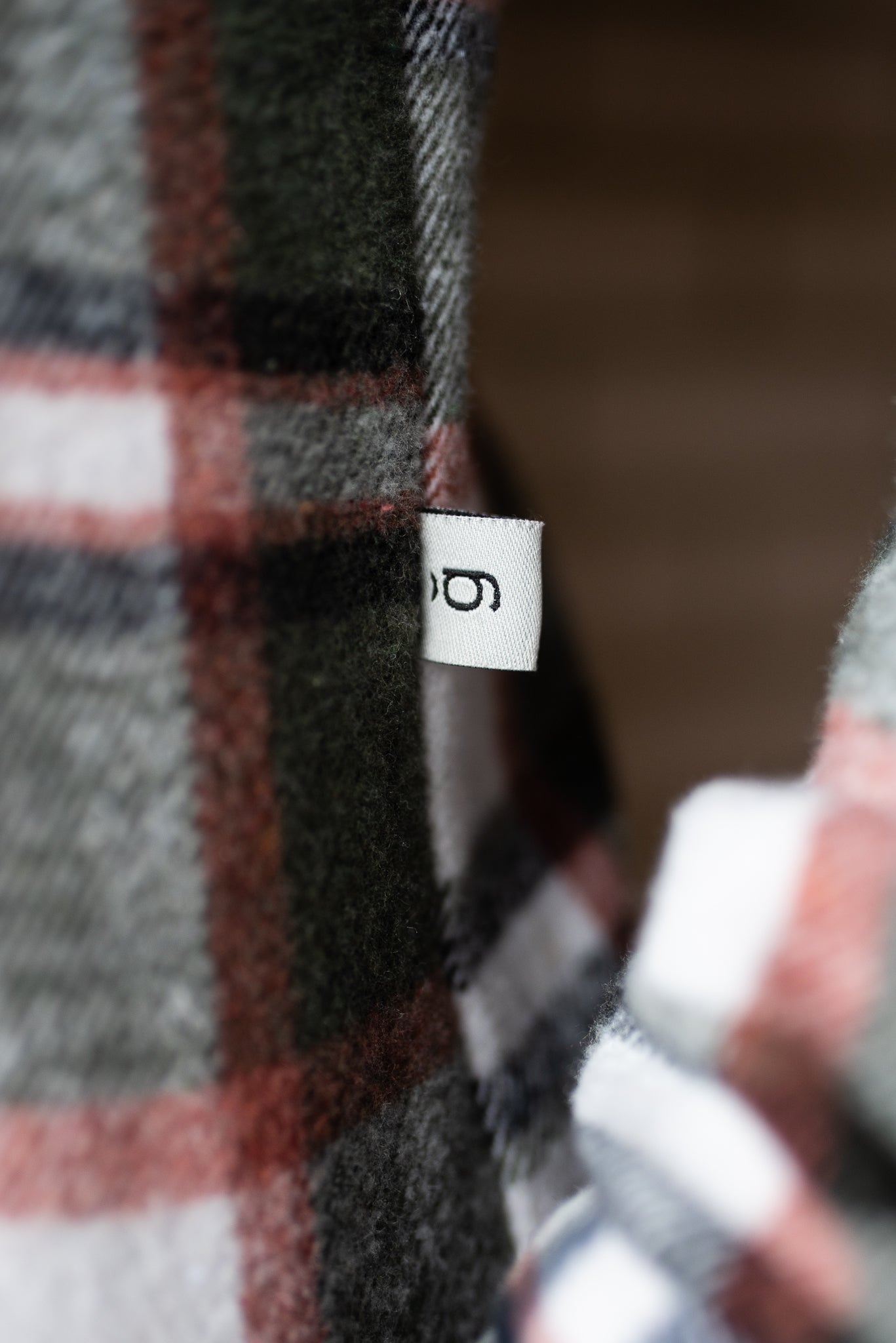 mens green check shirt branded