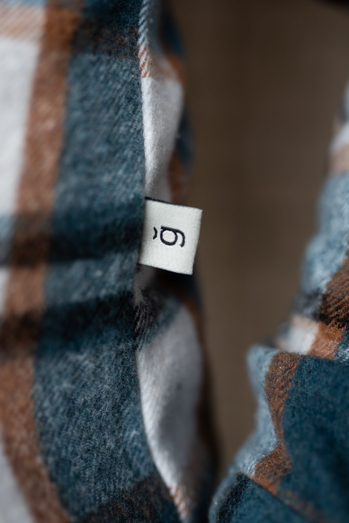 mens branded light blue flannel