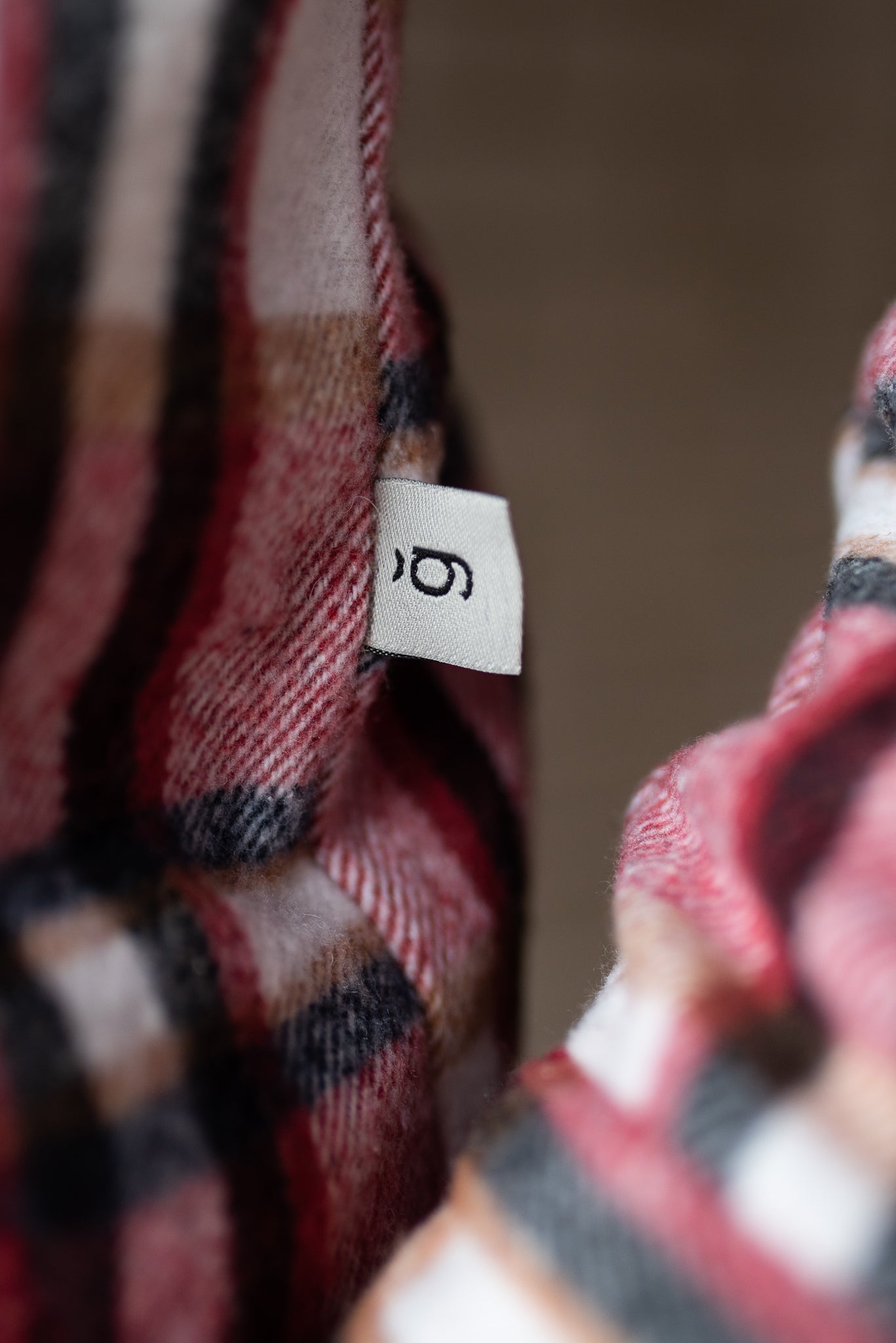mens red check shirt branded