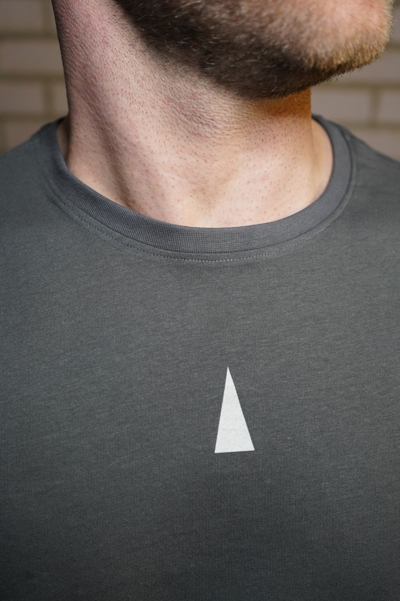 Triangle power t-shirt close up