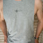 mens branded grey vest