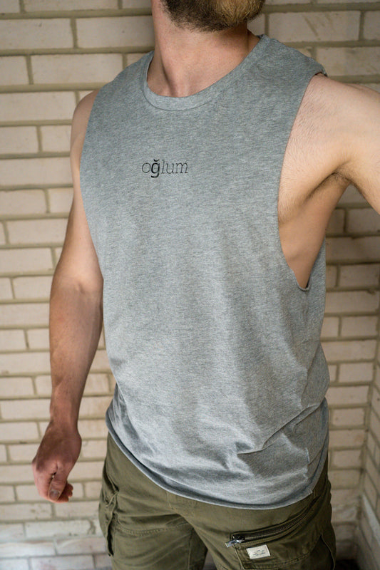 mens branded vest