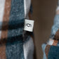 mens branded light blue flannel