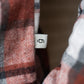 mens orange check shirt branded